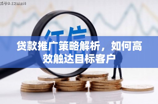 高密贷款推广策略解析，如何高效触达目标客户