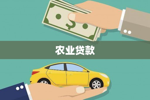 高密农业贷款