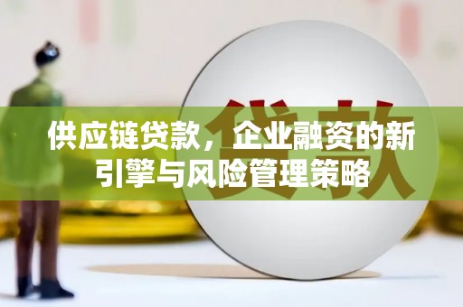 高密供应链贷款，企业融资的新引擎与风险管理策略