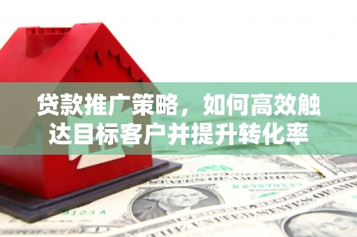 高密贷款推广策略，如何高效触达目标客户并提升转化率