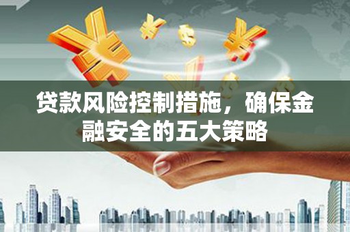 高密贷款风险控制措施，确保金融安全的五大策略