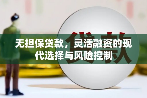 高密无担保贷款，灵活融资的现代选择与风险控制
