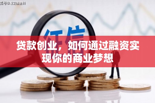 高密贷款创业，如何通过融资实现你的商业梦想