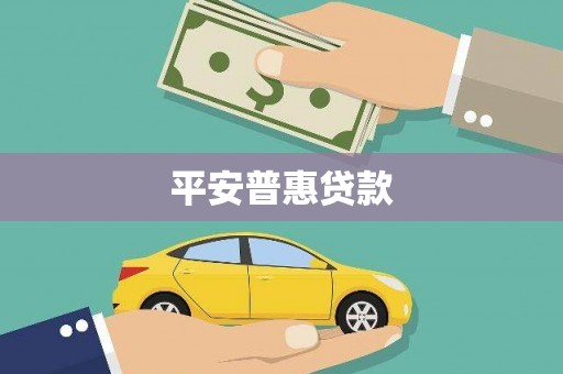 高密平安普惠贷款