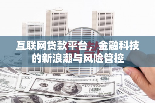 高密互联网贷款平台，金融科技的新浪潮与风险管控