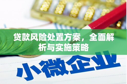 高密贷款风险处置方案，全面解析与实施策略